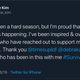 Kellee Kim’s tweet, posted after the airing of her one-on-one interview, which was recorded earlier in the day.